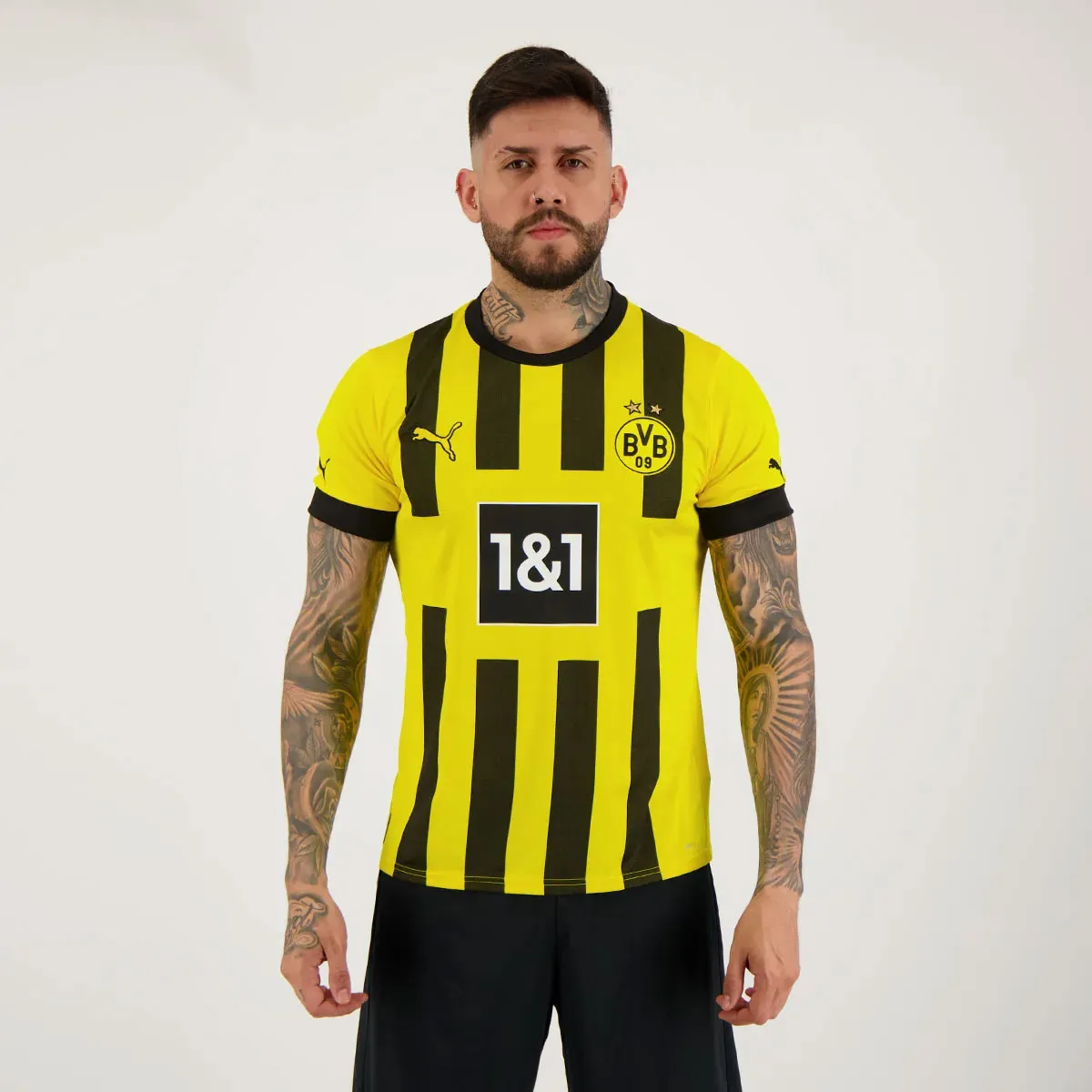 Camisa Puma Borussia Dortmund Home 2023 C...